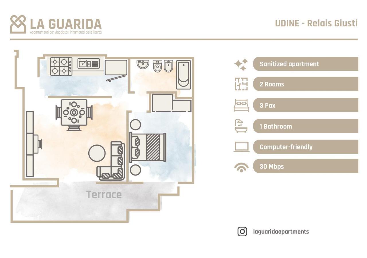 Relais Giusti 2 - La Guarida Διαμέρισμα Ούντινε Εξωτερικό φωτογραφία